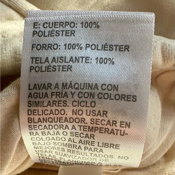 Quilted Half-Zip Pullover Sweatshirt - Cream - Picture 9 of 10